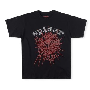 Urban style featuring the Thug Black Sp5der T-Shirt